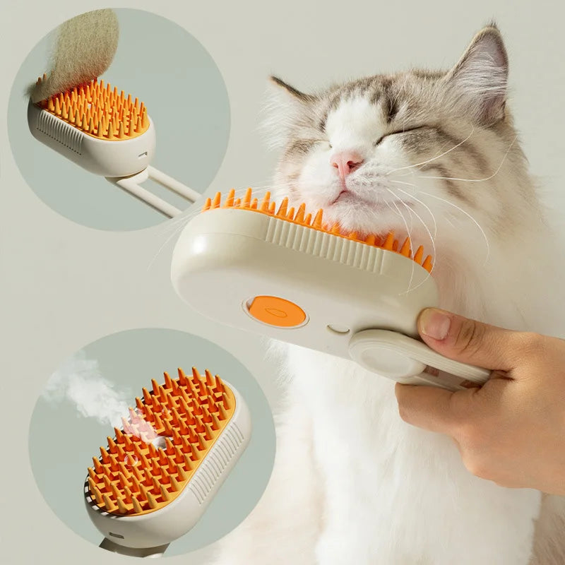 PetBrush 3w1 – Szczotka z mgiełką do sierści dla psów i kotów