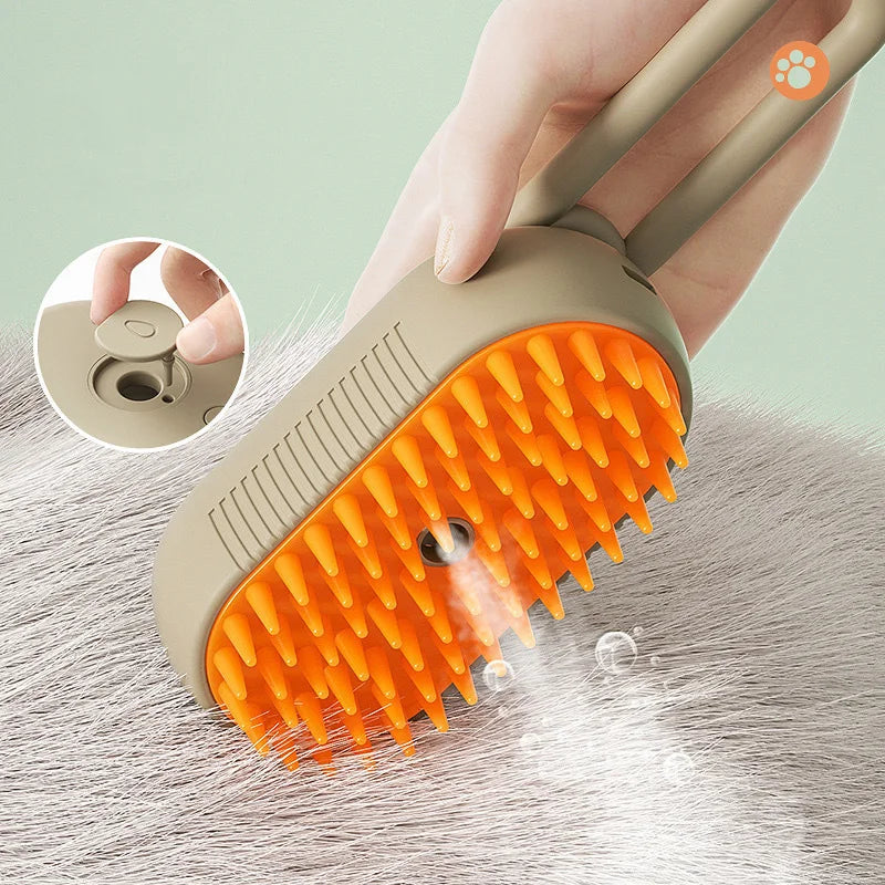 PetBrush 3w1 – Szczotka z mgiełką do sierści dla psów i kotów