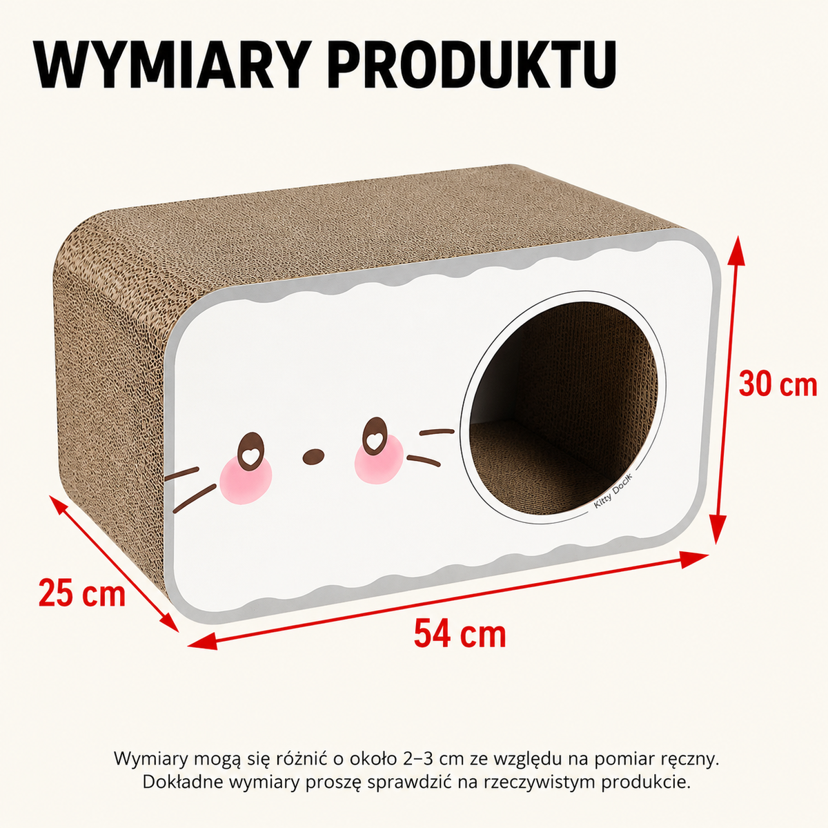 MiauBox 2w1 – Przytulny Domek i Drapak dla Kota | Jego Nowe Ulubione Miejsce! 🐱